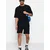 Trendyol Limited Edition Black Oversize Crew Neck Short Sleeve Textured Ottoman T-Shirt