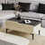 HANAH HOME Sto za dnevnu sobu Mia Travertine Anthracite