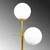 Opviq Mudoni MR 955 Podna lampa, Zlatna