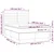 Vidaxl Box spring postelja z vzmetnico LED temno siva 140x190 cm blago