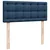 Vidaxl Box spring postelja z vzmetnico moder 120x200 cm blago