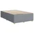 Vidaxl Box spring postelja z vzmetnico svetlo siva 120x200 cm blago