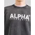 ALPHA INDUSTRIES Majica črna/bela