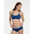 VIVID Bikini hlačke modra/bela