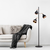 Opviq Yildo 7021 Podna lampa, Crna