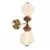 LED zidna lampa FLORES 2xLED/5W/230V zlatna/braon