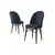 Hanah Home Set stolica Ritim, 44x96x42 cm, 6 komada, Antracit-braon