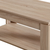 Hanah Home Klub sto Shelf, 104x47x56 cm, Hrast