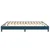 Box Spring krevet bez madracem tamnoplavi 200x220 cm baršun