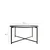 Wallity Klub sto Sun S403 83x40x83cm Mat crni