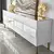 Hanah Home TV Komoda Leon, 180x59x35 cm, Belo-Zlatne boje