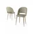 Hanah Home Set stolica Pane, 85x59x146 cm, 6 komada, Krem