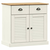 Visoka komoda VIGO bijela 78 x 40 x 175 cm od masivne borovine