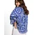 TOM TAILOR Bluza  temno modra / bela