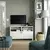 BESTA TV stalaža s vratima, bela/Lappviken/Stubbarp bela, 120x42x74 cm