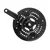 Srednji pogon MTB crni 28/38/48T Wheeltop