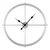 Wallity Zidni sat Scandinavian, 66x66 cm, Srebrne boje