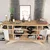 Hanah home Polica 150x75x43cm Hrast-Bela