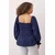 Trendyol Curve Ženska bluza Tbbss23Af00035, Tamnoplava