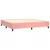 Krevet box spring s madracem LED ružičasti 200x200cm baršunasti