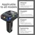 Bluetooth FM LED Transmiter C57 crni