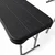 STO SA DVE KLUPE 180CM CRNI