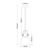 Rea Light Zoe-S HN8260S-1-WH Visilica, E27, 60W, O16cm, Bela