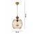 OPVIQ Visilica Lillian Wood Gold Natural