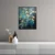 Canvas Slika na platnu Cvetni odsjaj, Sa ramom, 60 x 75 cm, Crni