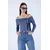 Trend Alacati Stili Ženska bluza Alc-X15152, Tamnoplava