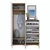 Hanah Home ormar za predsoblje EA137 2871, 120 cm, orah / beli
