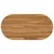 Gornji dio stola 110 x 55 x 3,5 cm Ovalni Čvrsto teak drvo