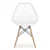 BOLZZ Set od 4 stolice Roma, Beli
