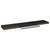 Plutajuće zidne police 4 kom crne 120 x 23,5 x 3,8 cm MDF