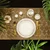 shumee Pearl Gold globoki krožnik 20 cm bel