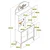 HANAH HOME Lyon 80 Atlas Gold komoda