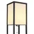 Globo 58611S - Podna lampa TABITHA 1xE27/60W/230V crna
