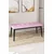 Hanah Home klupa Pera Bench, 105 cm, roze / crna