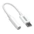 Joyroom Ben Series adapter 3.5 mm jack/USB-C, bela