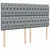 Vidaxl Box spring postelja z vzmetnico svetlo siva 180x200 cm blago