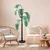 Opviq Podna lampa Palm 13920, 71 x 71 x 157 cm, 5 x E14, 250 cm Kabl,, Crna