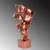 Aberto Design Dekorativna figura Yak-044, 30x62x25 cm