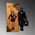 Wallity Zidna dekoracija Leon The Professional, 44 x 58 cm, Smeđa
