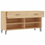 Klupa za cipele boja hrasta 102 x 35 x 55 cm konstruirano drvo