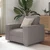 Sofa stolica Sivo-smeđa 100 cm tkanina