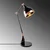 Opviq Stona lampa E27 Max 40W, Crno-Bakar
