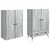 Set ormara 2 pcs Siva Sonoma Konstruirano drvo