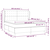 vidaXL vidaXL Box spring postelja z vzmetnico krem 160x200 cm blago, (20893935)