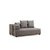 Atelier Del Sofa Ugaona sofa Gondol-1 (L3-CHL) - Siva