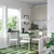 IKEA PS 2026 / VIHALS Sto i 4 stolice, zelena/bela, 96 cm